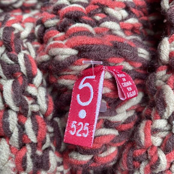 525 Chunky Knit Cardigan Size S Fall Colors Acrylic Blend Knit Boho Sweater $108 - Picture 10 of 12